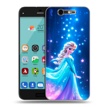 Силиконовый чехол на ZTE Blade S7 с принтом Холодное сердце Frozen