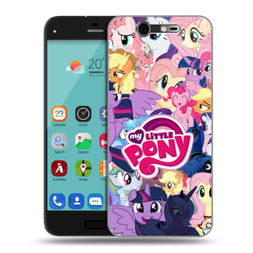 Силиконовый чехол на ZTE Blade S7 с принтом My little pony Дружба чудо