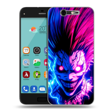 Силиконовый чехол на ZTE Blade S7 с принтом Death note Тетрадь смерти