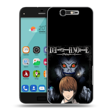 Силиконовый чехол на ZTE Blade S7 с принтом Death note Тетрадь смерти