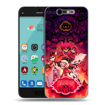 Силиконовый чехол на ZTE Blade S7 с принтом Hazbin Hotel Отель Хазбин Силиконовый чехол на ZTE Blade S7 с принтом Hazbin Hotel Отель Хазбин