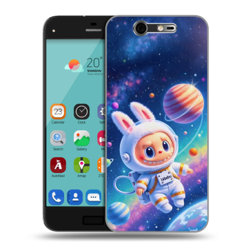 Силиконовый чехол на ZTE Blade S7 с принтом Labubu Лабубу Силиконовый чехол на ZTE Blade S7 с принтом Labubu Лабубу