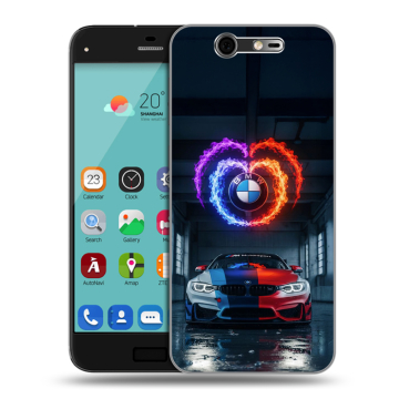 Силиконовый чехол на ZTE Blade S7 с принтом BMW БМВ Силиконовый чехол на ZTE Blade S7 с принтом BMW БМВ