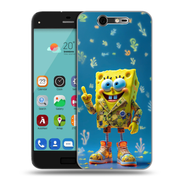 Силиконовый чехол на ZTE Blade S7 с принтом Спанч боб Спанчбоб Силиконовый чехол на ZTE Blade S7 с принтом Спанч боб Спанчбоб