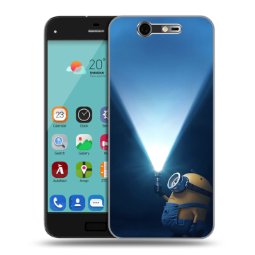 Силиконовый чехол на ZTE Blade S7 с принтом Миньоны Силиконовый чехол на ZTE Blade S7 с принтом Миньоны