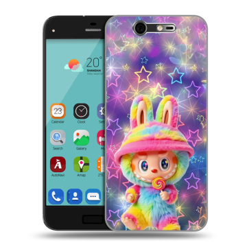 Силиконовый чехол на ZTE Blade S7 с принтом Labubu Лабубу