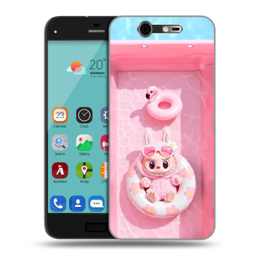 Силиконовый чехол на ZTE Blade S7 с принтом Labubu Лабубу Силиконовый чехол на ZTE Blade S7 с принтом Labubu Лабубу