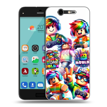 Силиконовый чехол на ZTE Blade S7 с принтом Roblox Роблокс Силиконовый чехол на ZTE Blade S7 с принтом Roblox Роблокс