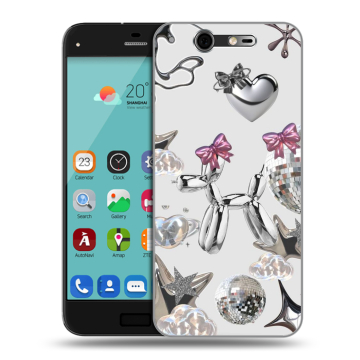 Силиконовый чехол на ZTE Blade S7 с принтом Y2K Силиконовый чехол на ZTE Blade S7 с принтом Y2K