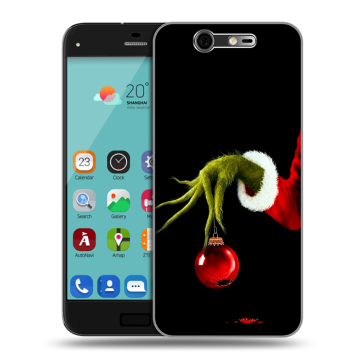Силиконовый чехол на ZTE Blade S7 с принтом Новый год Гринч