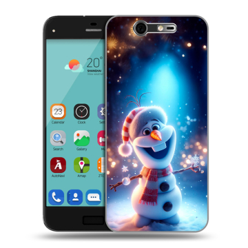 Силиконовый чехол на ZTE Blade S7 с принтом Новый год