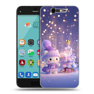 Силиконовый чехол на ZTE Blade S7 с принтом Новый год