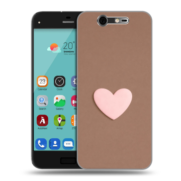 Силиконовый чехол на ZTE Blade S7 с принтом женский
