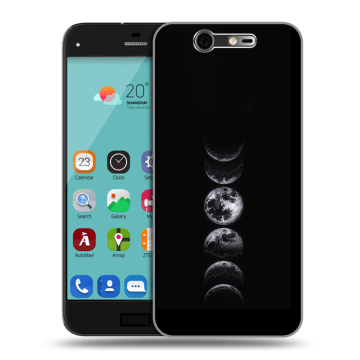 Силиконовый чехол на ZTE Blade S7 с принтом женский