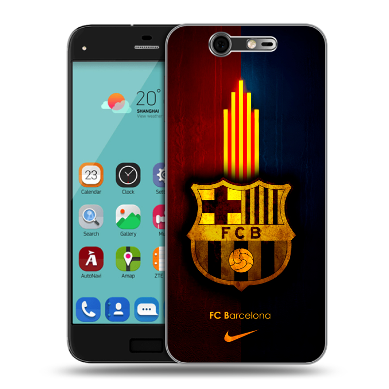 Силиконовый чехол на ZTE Blade S7 с принтом Барселона Barcelona Силиконовый чехол на ZTE Blade S7 с принтом Барселона Barcelona