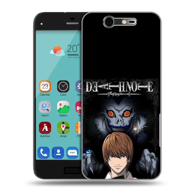 Силиконовый чехол на ZTE Blade S7 с принтом Death note Тетрадь смерти Силиконовый чехол на ZTE Blade S7 с принтом Death note Тетрадь смерти