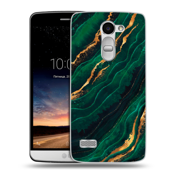 Пластиковый чехол на LG Ray с принтом Мрамор зеленое золото Пластиковый чехол на LG Ray с принтом Мрамор зеленое золото
