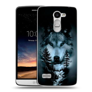 Пластиковый чехол на LG Ray с принтом Лесной волк Пластиковый чехол на LG Ray с принтом Лесной волк