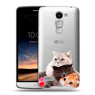 Пластиковый чехол на LG Ray с принтом Кошки Пластиковый чехол на LG Ray с принтом Кошки