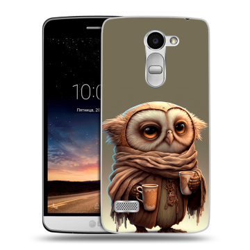 Пластиковый чехол на LG Ray с принтом Сова