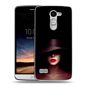 Пластиковый чехол на LG Ray с принтом Девушка в шляпе Пластиковый чехол на LG Ray с принтом Девушка в шляпе