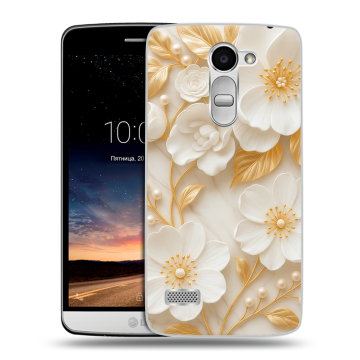 Пластиковый чехол на LG Ray с принтом Цветы