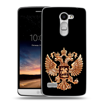 Пластиковый чехол на LG Ray с принтом Герб России золотой Пластиковый чехол на LG Ray с принтом Герб России золотой