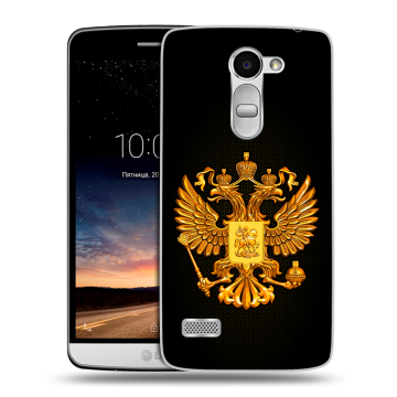 Пластиковый чехол на LG Ray с принтом Герб России желтый Пластиковый чехол на LG Ray с принтом Герб России желтый