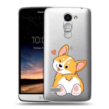 Пластиковый чехол на LG Ray с принтом Корги