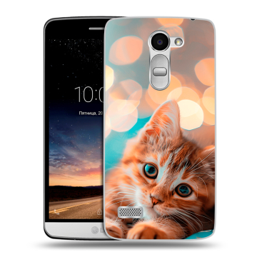Пластиковый чехол на LG Ray с принтом котик Пластиковый чехол на LG Ray с принтом котик