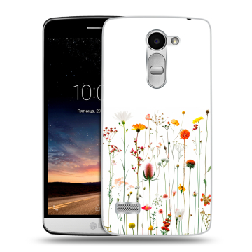 Пластиковый чехол на LG Ray с принтом цветы