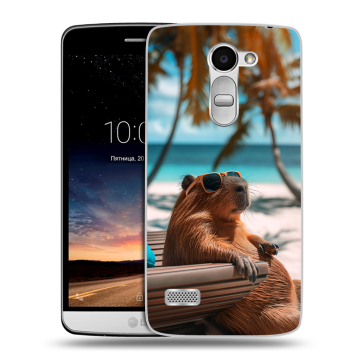Пластиковый чехол на LG Ray с принтом Капибара Пластиковый чехол на LG Ray с принтом Капибара