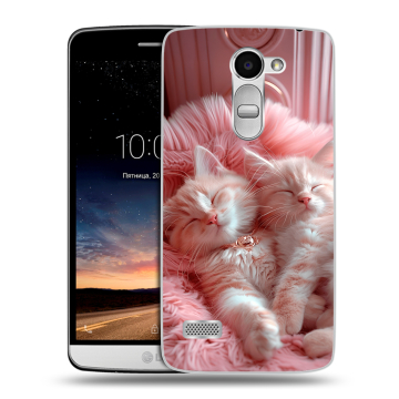 Пластиковый чехол на LG Ray с принтом котята котики Пластиковый чехол на LG Ray с принтом котята котики