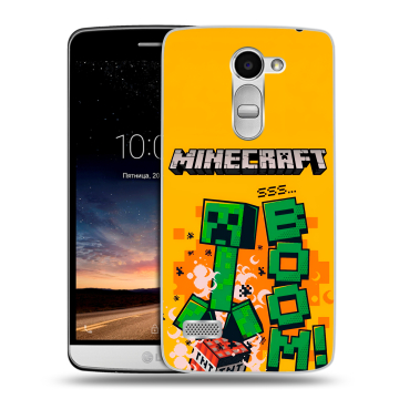 Пластиковый чехол на LG Ray с принтом Майнкрафт Minecraft Пластиковый чехол на LG Ray с принтом Майнкрафт Minecraft