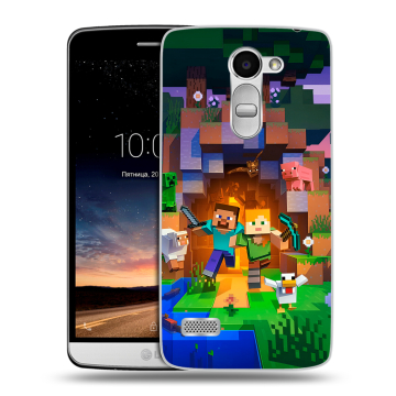 Пластиковый чехол на LG Ray с принтом Майнкрафт Minecraft Пластиковый чехол на LG Ray с принтом Майнкрафт Minecraft