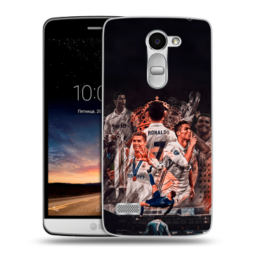 Пластиковый чехол на LG Ray с принтом Реал Роналдо Real Ronaldo