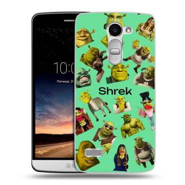 Пластиковый чехол на LG Ray с принтом Шрек Shrek Пластиковый чехол на LG Ray с принтом Шрек Shrek
