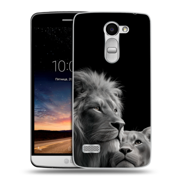 Пластиковый чехол на LG Ray с принтом Лев кошки Пластиковый чехол на LG Ray с принтом Лев кошки