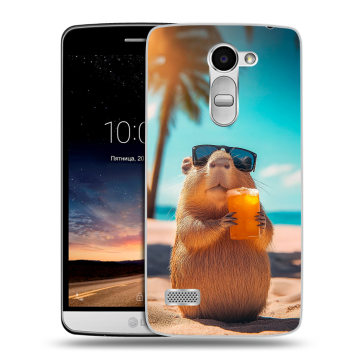 Пластиковый чехол на LG Ray с принтом Капибара