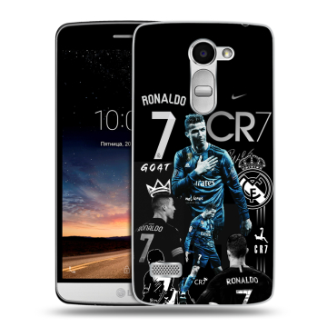 Пластиковый чехол на LG Ray с принтом Реал Роналдо