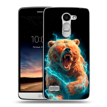 Пластиковый чехол на LG Ray с принтом Медведь Пластиковый чехол на LG Ray с принтом Медведь