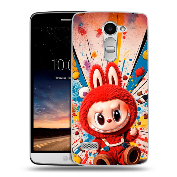 Пластиковый чехол на LG Ray с принтом Labubu Лабубу