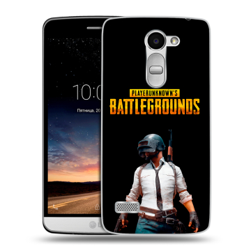 Пластиковый чехол на LG Ray с принтом PUGB ПАГБ