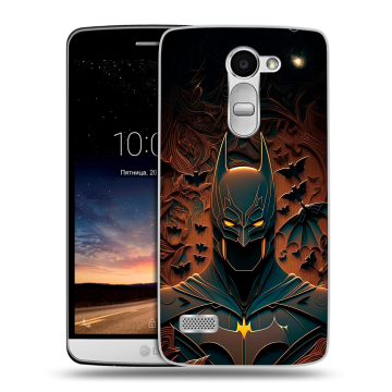 Пластиковый чехол на LG Ray с принтом Batman Бэтмен Пластиковый чехол на LG Ray с принтом Batman Бэтмен