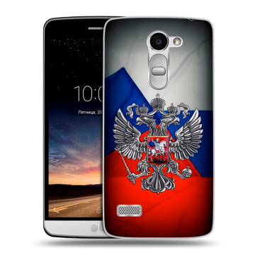Пластиковый чехол на LG Ray с принтом Флаг России Пластиковый чехол на LG Ray с принтом Флаг России