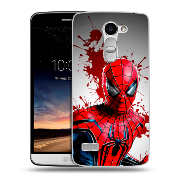 Пластиковый чехол на LG Ray с принтом Spiderman Человек паук Пластиковый чехол на LG Ray с принтом Spiderman Человек паук
