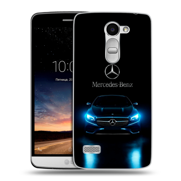 Пластиковый чехол на LG Ray с принтом Mercedes Мерседес