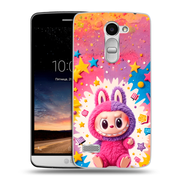 Пластиковый чехол на LG Ray с принтом Labubu Лабубу Пластиковый чехол на LG Ray с принтом Labubu Лабубу