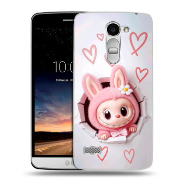 Пластиковый чехол на LG Ray с принтом Labubu Лабубу