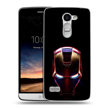 Пластиковый чехол на LG Ray с принтом IronMan Железный человек